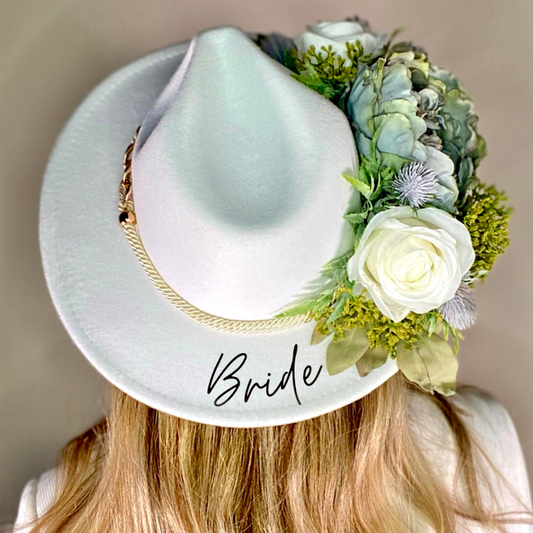 Boho Floral Fedora